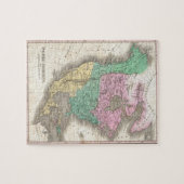  kaart van Noord-Amerika (1827) Legpuzzel (Horizontaal)