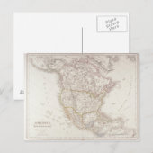 Kaart van Noord-Amerika 2 (Voorkant / Achterkant)