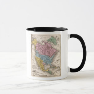 Kaart van Noord-Amerika 2 Mok