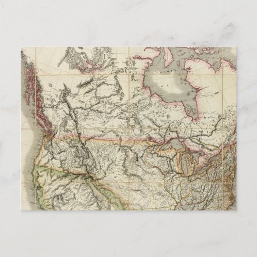 Kaart van Noord-Amerika 4 (Voorkant)