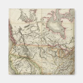 Kaart van Noord-Amerika 4 Magneet (Voorkant)