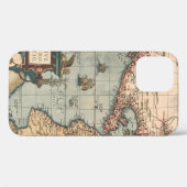  kaart van Noord-Amerika Case-Mate iPhone Case (Achterkant (horizontaal))