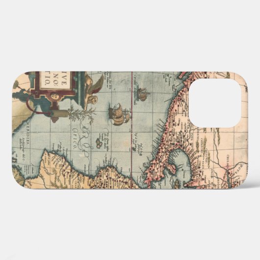 kaart van Noord-Amerika Case-Mate iPhone Case (Achterkant (horizontaal))