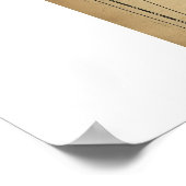 Kaart van Noord-Amerika, Engels, circa 1685 Poster (Hoek)