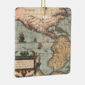 kaart van Noord-Amerika Keramisch Ornament (Rechts)