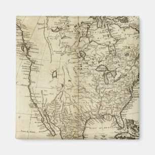 Kaart van Noord-Amerika Magneet