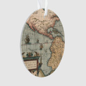 kaart van Noord-Amerika Ornament (voorkant)