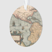 kaart van Noord-Amerika Ornament (voorkant)