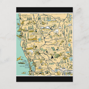 kaart van Noord-Californië