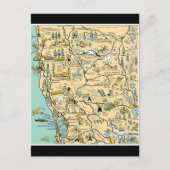  kaart van Noord-Californië (Voorkant)