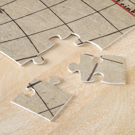  kaart van Noord- en Zuid-Amerika (1899) Legpuzzel (Zijkant)