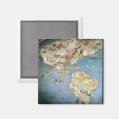 Kaart van Noord- en Zuid-Amerika Magneet (Voorkant / Achterkant)