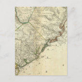 Kaart van Noord- en Zuid-Carolina (Voorkant)