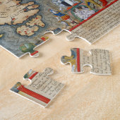 Kaart van Noord-Europa, van 'Civitates Orbis Terr' Legpuzzel (Zijkant)