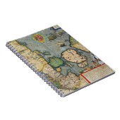 Kaart van Noord-Europa, van 'Civitates Orbis Terr' Notitieboek (Rechterzijde)