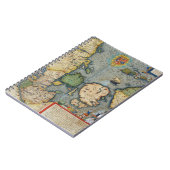 Kaart van Noord-Europa, van 'Civitates Orbis Terr' Notitieboek (Linkerzijde)