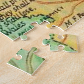  kaart van Noord-Wales Legpuzzel (Zijkant)