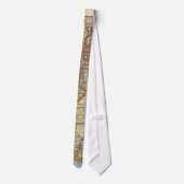  kaart van Noord-Zuid-Amerika (1914) Stropdas (Achterkant)