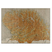 kaart van Noorwegen (1914) Snijplank (Voorkant)