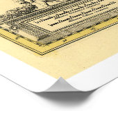 Kaart van Noorwegen door Jan Jansson 1650 Poster (Hoek)