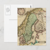  kaart van Noorwegen en Zweden (1831) (Voorkant / Achterkant)