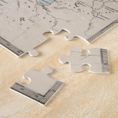 kaart van Noorwegen en Zweden (1865) Legpuzzel (Zijkant)