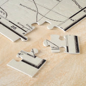 kaart van Noorwegen en Zweden (1895) Legpuzzel (Zijkant)