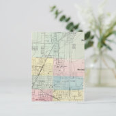 Kaart van Normaal, Bloomington (Staand voorkant)