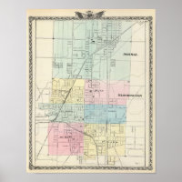 Kaart van Normaal, Bloomington