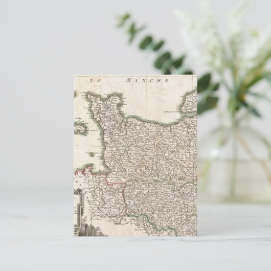  kaart van Normandië (1771) (Staand voorkant)