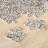  kaart van Normandië (1771) Legpuzzel (Zijkant)