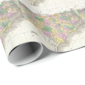 kaart van North Carolina (1827) Cadeaupapier (Rol Hoek)