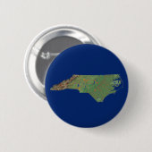 Kaart van North Carolina Button (Voorkant /achterkant)