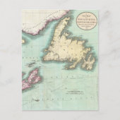  kaart van Nova Scotia en Newfoundland (1807) (Voorkant)