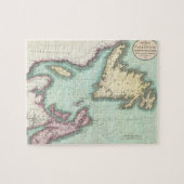  kaart van Nova Scotia en Newfoundland (1807) Legpuzzel (Horizontaal)