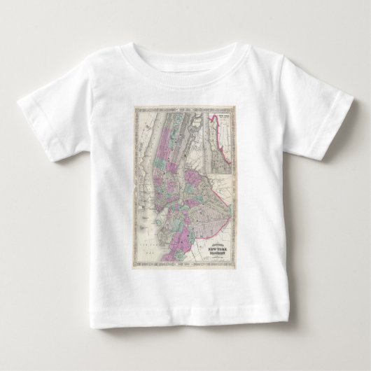 kaart van NYC en Brooklyn (1866) (Voorkant)