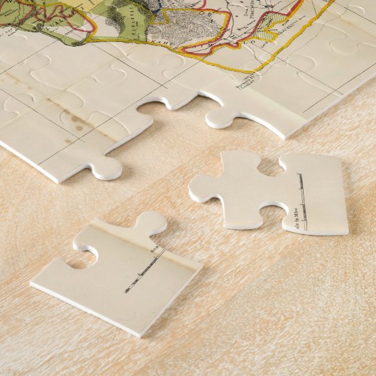 kaart van Oahu Hawaii (1906) Legpuzzel (Zijkant)