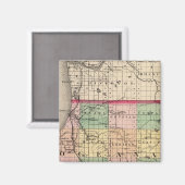 Kaart van Oceana County, Michigan Magneet (Voorkant / Achterkant)