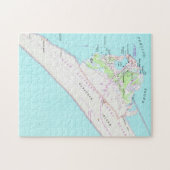  kaart van Ocracoke North Carolina (1948) Legpuzzel (Horizontaal)
