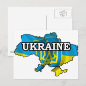 Kaart van Oekraïne (Voorkant / Achterkant)