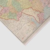 kaart van Oekraïne (1941) Tissuepapier (Detail)
