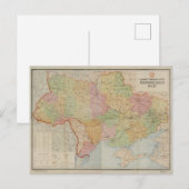  kaart van Oekraïne (1947) (Voorkant / Achterkant)