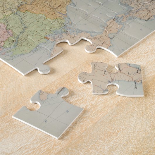  kaart van Oekraïne (1947) Legpuzzel (Zijkant)
