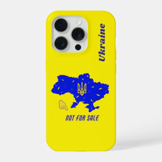 Kaart van Oekraïne iPhone Hoesje (Achterkant)