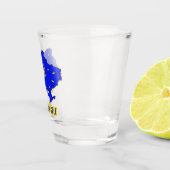 Kaart van Oekraïne Shot Glas (Rechts)
