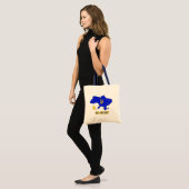 Kaart van Oekraïne Tote Bag (Voorkant (model))