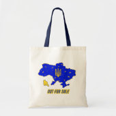 Kaart van Oekraïne Tote Bag (Voorkant)