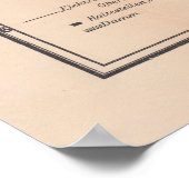  kaart van Offenbach Am Main Duitsland (1900) Poster (Hoek)