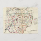  kaart van Ohio (1866) (Voorkant)