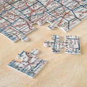 kaart van Ohio (1921) Legpuzzel (Zijkant)